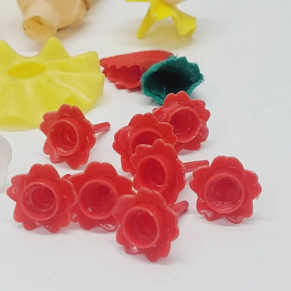 Vintage Circus Theme Cake Toppers Cupcake Picks Clowns Flower Candle Holder Lot